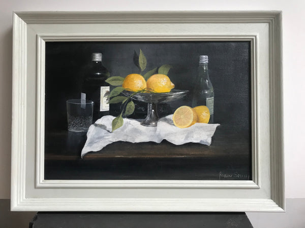 painting Amalfi lemons